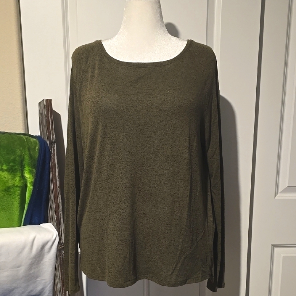 Olive Green Women's Top